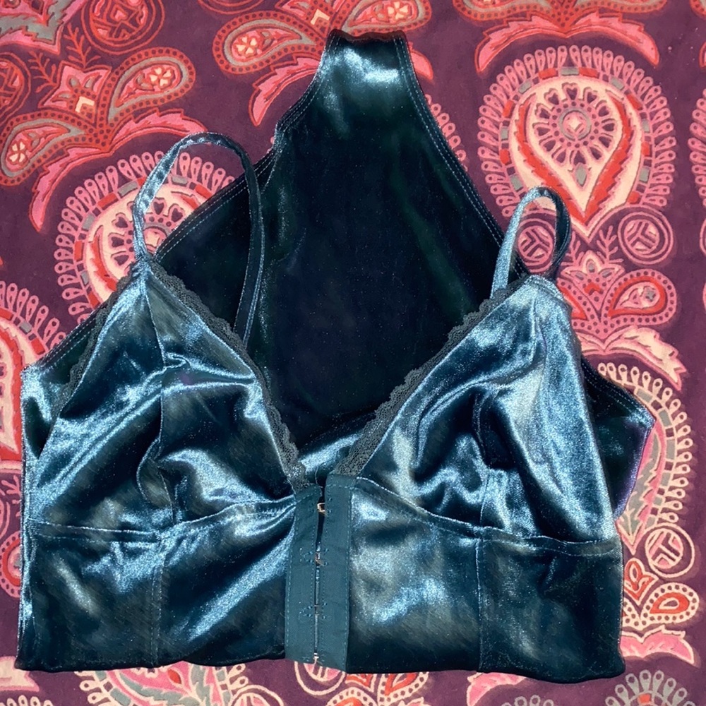 Velvet body suit